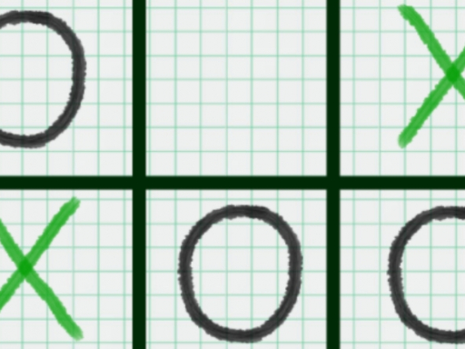 Tic Tac Toe Paper Note