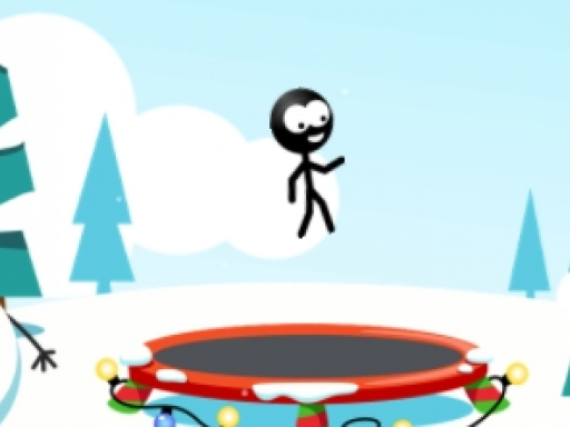 Trampoline Stickman